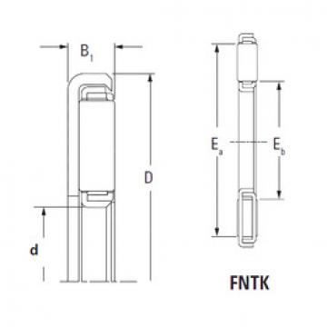 needle roller thrust bearing catalog FNTK-2544 KOYO