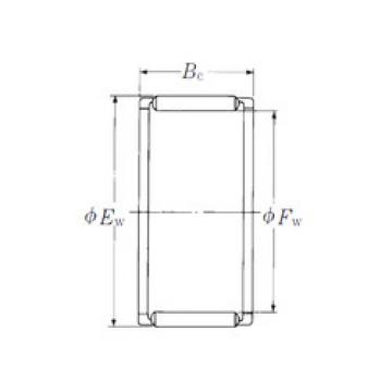 needle roller thrust bearing catalog FWF-10010830 NSK