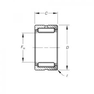 needle roller thrust bearing catalog HJ-101812 Timken