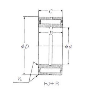 needle roller thrust bearing catalog HJ-445628 + IR-364428 NSK