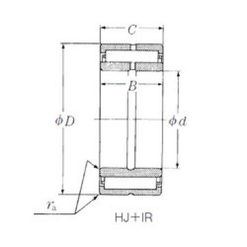 needle roller thrust bearing catalog HJ-607632 + IR-526032 NSK