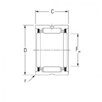 needle roller thrust bearing catalog HJ-142216,2RS KOYO