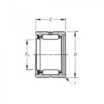 needle roller thrust bearing catalog HJ-364828RS Timken