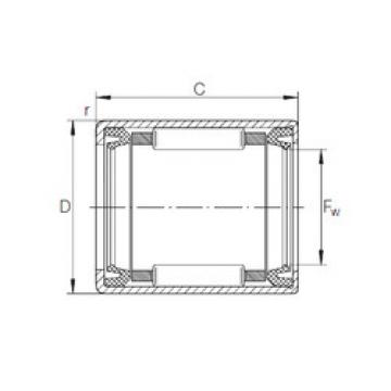 needle roller thrust bearing catalog HK 0812.2RS FPM DK B INA