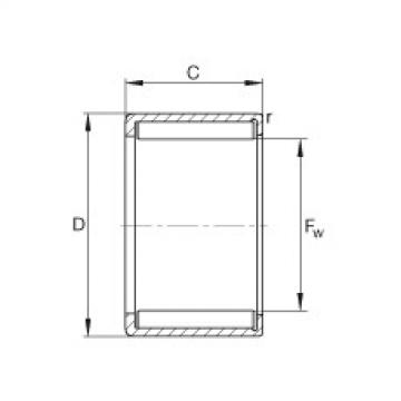 needle roller thrust bearing catalog HN1412 INA