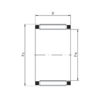 needle roller bearing sleeve K28x33x17 CX