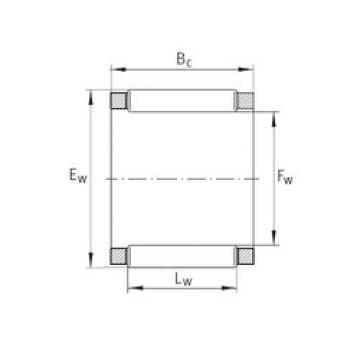 needle roller bearing sleeve KBK 16x20x20 INA