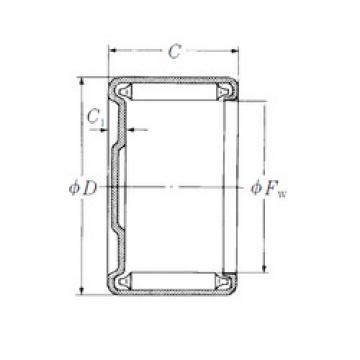 needle roller bearing sleeve MF-1212 NSK