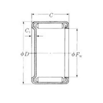 needle roller bearing sleeve MF-58 NSK