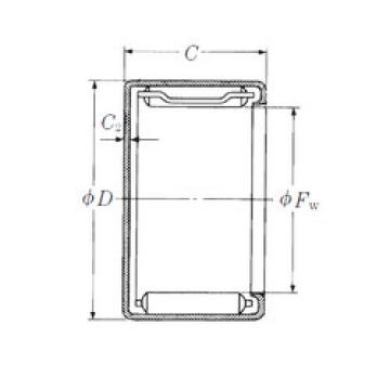 needle roller bearing sleeve MJ-451 NSK