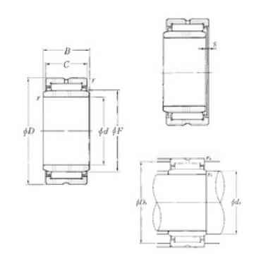 needle roller bearing sleeve MR10412840+MI-8810440 NTN