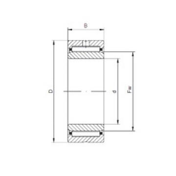 needle roller bearing sleeve NA4822 CX