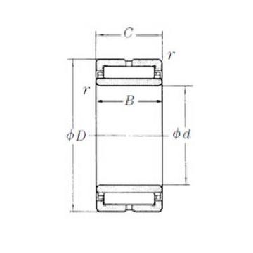 needle roller bearing sleeve NA4832 NSK