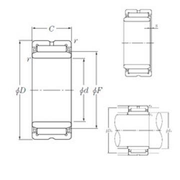 needle roller bearing sleeve NA4834 NTN