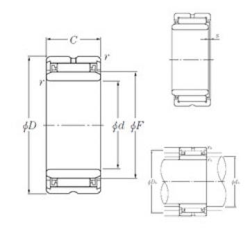 needle roller bearing sleeve NA498 NTN