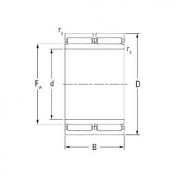 needle roller bearing sleeve NA6912 KOYO