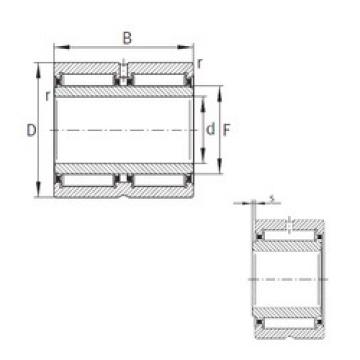 needle roller bearing sleeve NA6913-ZW-XL INA