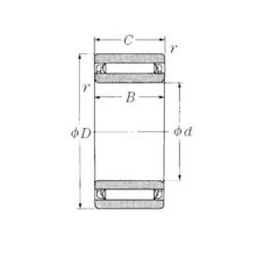 needle roller bearing sleeve NAF304513 NSK