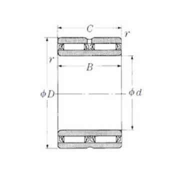 needle roller bearing sleeve NAFW152826 NSK