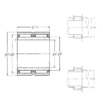 needle roller bearing sleeve NAO-12×24×20ZW NTN