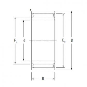 needle roller bearing sleeve NAO12X24X20 KOYO