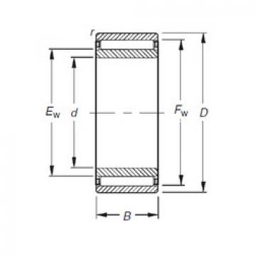 needle roller bearing sleeve NAO10X26X12 Timken