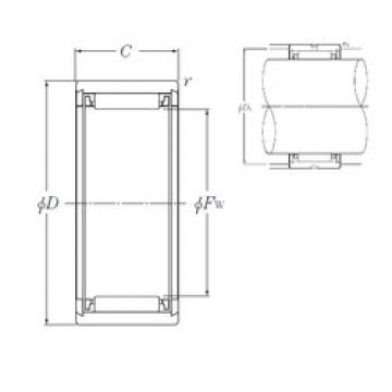 needle roller bearing sleeve NK12/12 NTN