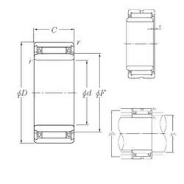 needle roller bearing sleeve NK10/16+IR7×10×16 NTN