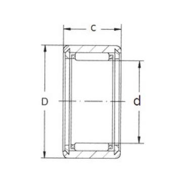 needle roller bearing sleeve NK10/12 FBJ