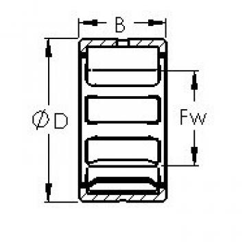 needle roller bearing sleeve NK12/12 AST