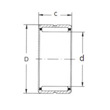 needle roller bearing sleeve NK14/20 FBJ