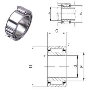 needle roller bearing sleeve NKI 6/12 JNS