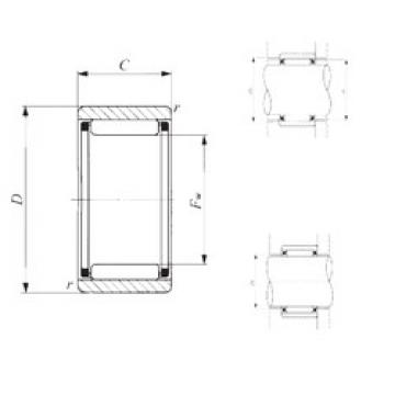 Needle Roller Bearing Manufacture RNAF 102012 IKO