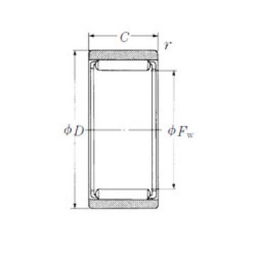 Needle Roller Bearing Manufacture RNAF304216 NSK