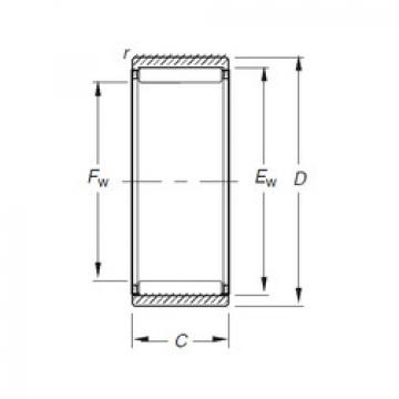 Needle Roller Bearing Manufacture RNAO14X22X13 Timken