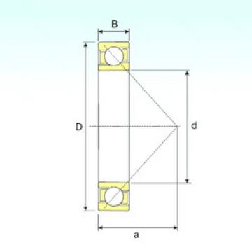 Angular Contact Ball Bearings 719/560 A ISB