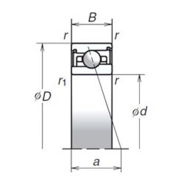 angular contact ball bearing installation 80BER29HV1V NSK