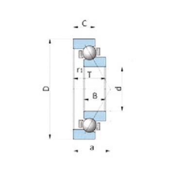 angular contact ball bearing installation AC423040-1 KOYO