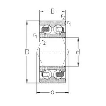 angular contact thrust bearings 3201-B-TV NKE