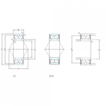 angular contact ball bearing installation E2.3205A-2Z SKF