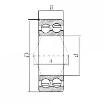 angular contact thrust bearings 3204-2RS CRAFT