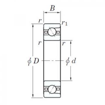 angular contact thrust bearings 3NC HAR006C FT KOYO