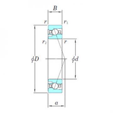 angular contact thrust bearings 3NCHAD009CA KOYO