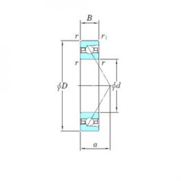 angular contact ball bearing installation HAR908 KOYO