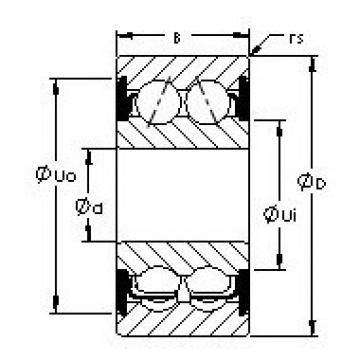 angular contact thrust bearings 5200-2RS AST