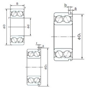 angular contact thrust bearings 5205ANR NACHI