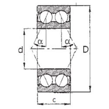 angular contact thrust bearings 5205ZZ FBJ