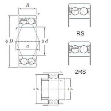 angular contact thrust bearings 5204-2RS KOYO