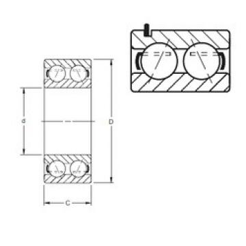 angular contact thrust bearings 5206KG Timken