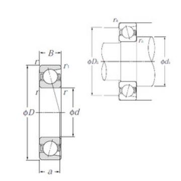 angular contact ball bearing installation 7302 NTN